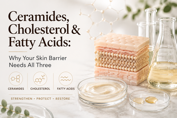 Ceramides, Cholesterol & Fatty Acids: Why Your Skin Barrier Needs All Three