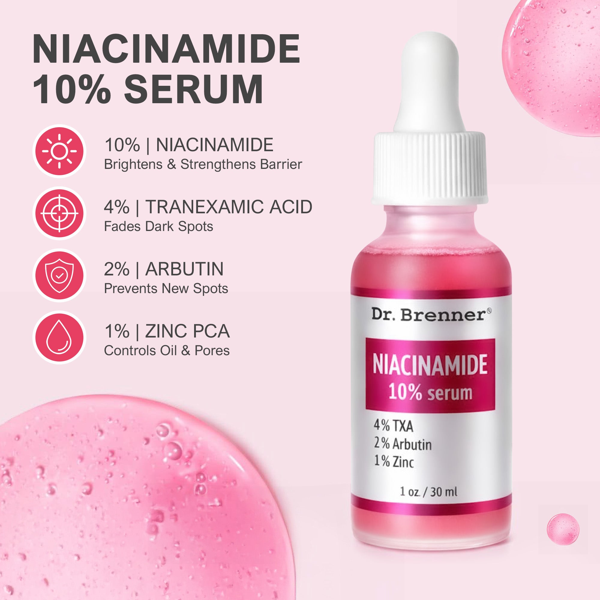 Niacinamide + TXA Serum – Dr. Brenner Labs